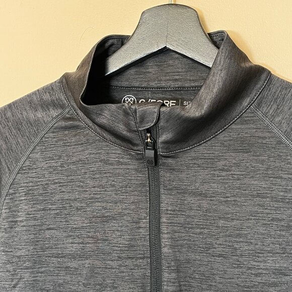 G/FORE Skull 1/4 Zip Performance Stretch Golf Pullover - Men's Size M - Gray - Picture 2 of 11
